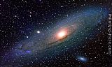 Andromeda Canvas Paintings - Andromeda galaxy